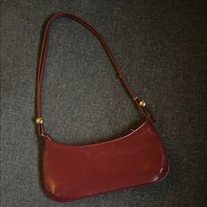 Billini Rosabelle Shoulder Bag in Deep Rouge Shine